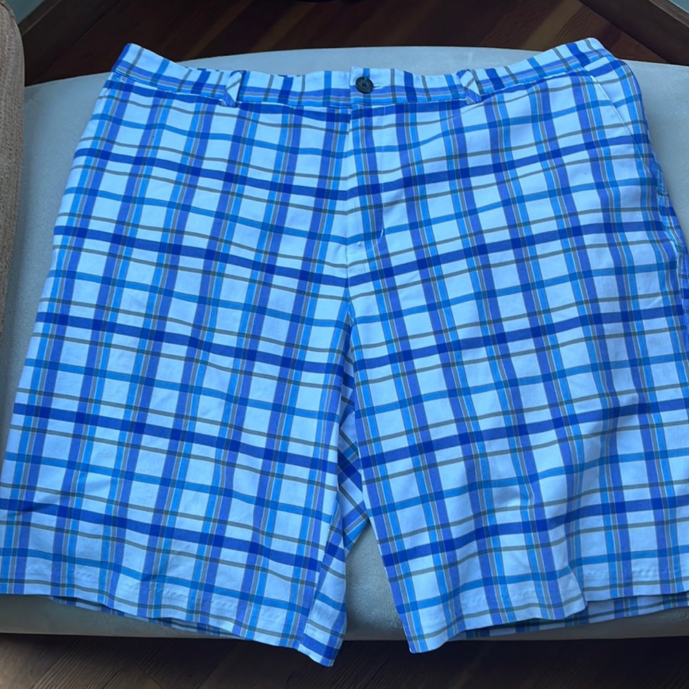 Men’s Adidas plaid shorts